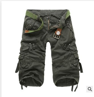Haven Men's Cargo Shorts with Belted Multi-Pocket Design and Relaxed Fit 3