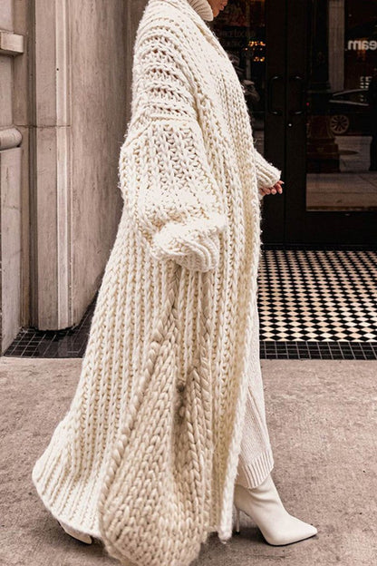 Haven Women’s Cardigan Sweater with Oversized Longline Design and Chunky Knit 4