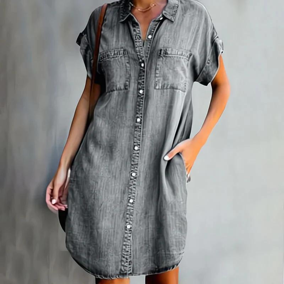 Haven Women’s Denim Dress with Loose Fit and Durable Design 1