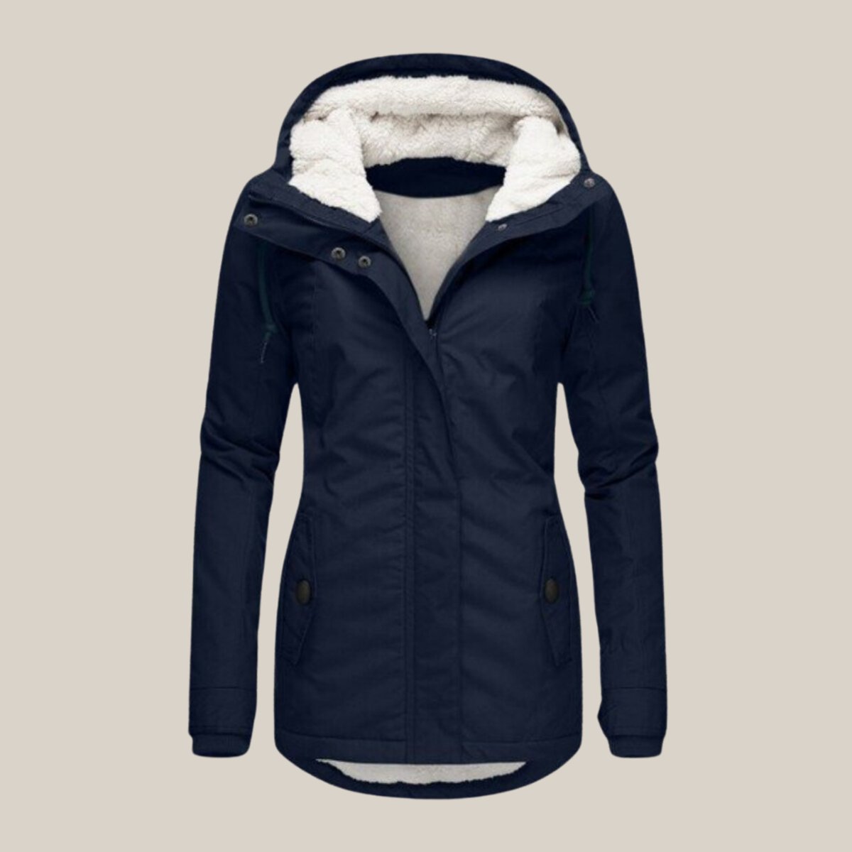 Haven Women's Quilted Jacket | Sherpa-Lined Winter Coat with Adjustable Hood 0