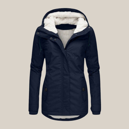 Haven Women's Quilted Jacket | Sherpa-Lined Winter Coat with Adjustable Hood 0