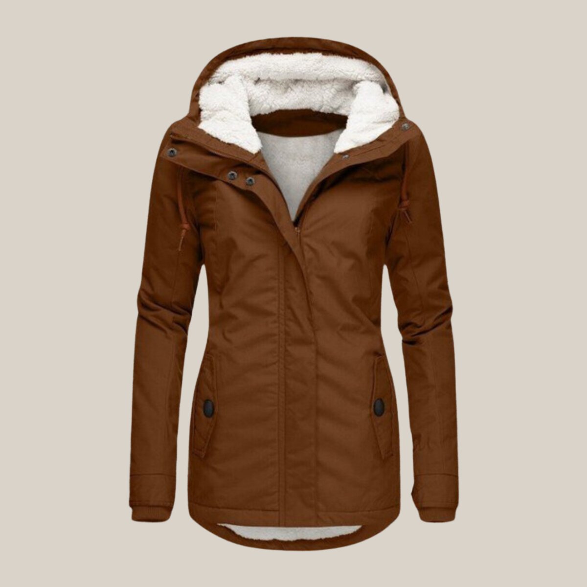 Haven Women's Quilted Jacket | Sherpa-Lined Winter Coat with Adjustable Hood 4