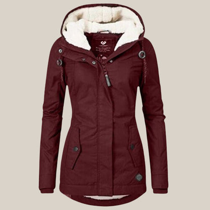 Haven Women's Quilted Jacket | Sherpa-Lined Winter Coat with Adjustable Hood 7