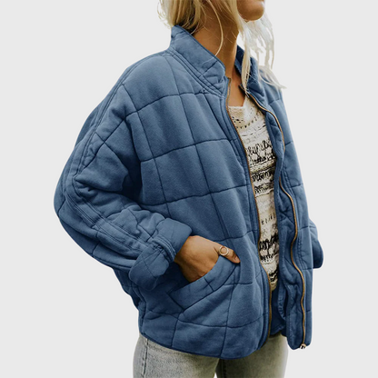 Hazel Women's Quilted Jacket | Oversized Comfortable Fit, Lightweight Warmth 2
