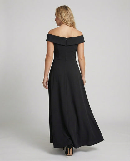 Heidi Women’s Formal Dress with Off-Shoulder Design and Long Flowing Silhouette 3