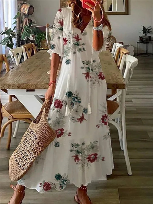 Heidi Women’s Maxi Dress with Airy Cut and Elegant Design for Summer Events 0