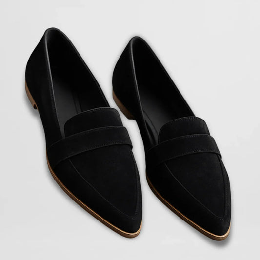Helen Women’s Orthopaedic Loafers featuring a soft suede finish, designed for comfort and style, perfect for everyday wear. 0