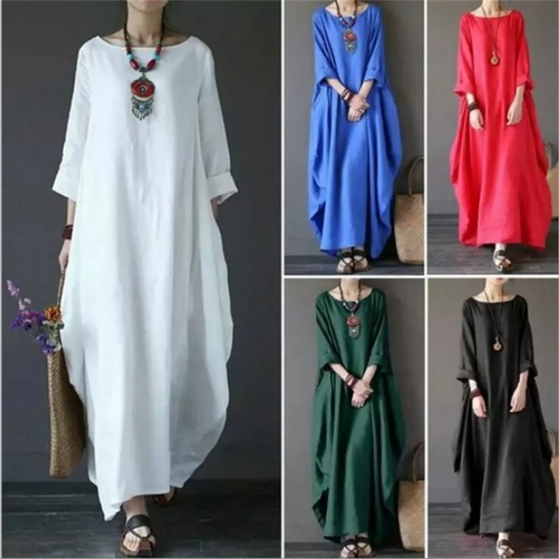 Hera Women’s Dress with Relaxed Fit and Mid-Length Sleeves 2