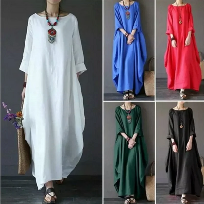 Hera Women’s Dress with Relaxed Fit and Mid-Length Sleeves 2