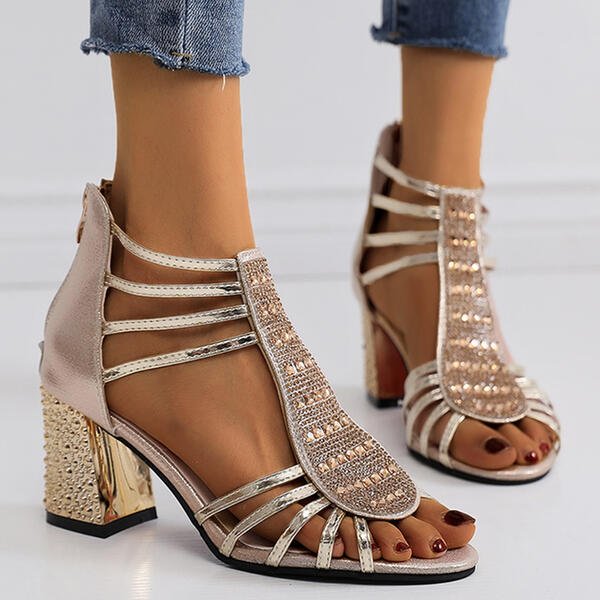 Ivy Women’s Sandals with Open Toe and Block Heel Design 3