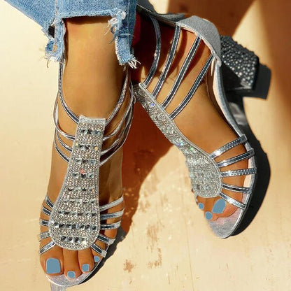 Ivy Women’s Sandals with Open Toe and Block Heel Design 5