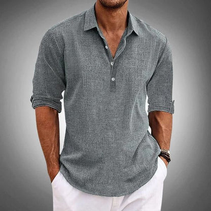 Jade Men’s Polo Shirt with Classic Fit and Button Placket 1
