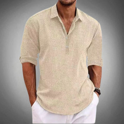 Jade Men’s Polo Shirt with Classic Fit and Button Placket 4