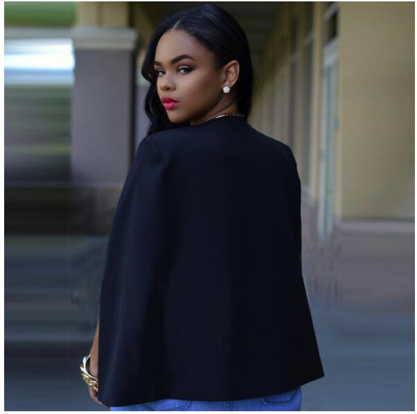 Jade Women’s Blazer with Long Sleeves and Open Cut Design 2