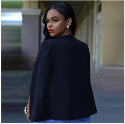 Jade Women’s Blazer with Long Sleeves and Open Cut Design 2