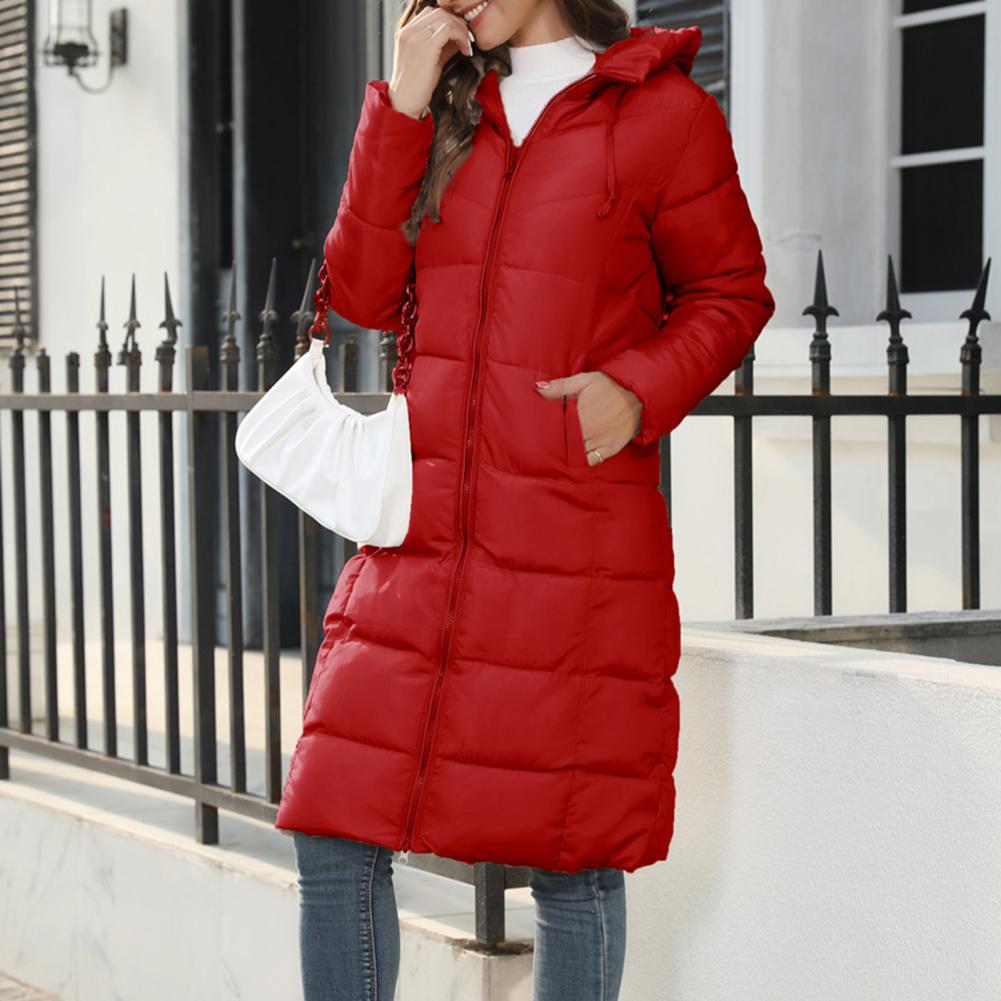 Jade Women’s Winter Coat with Quilted Design and Practical Hood 1
