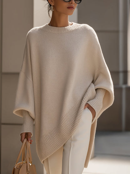 Jara Women's Oversized Sweater | Wool Blend, Relaxed Fit 0