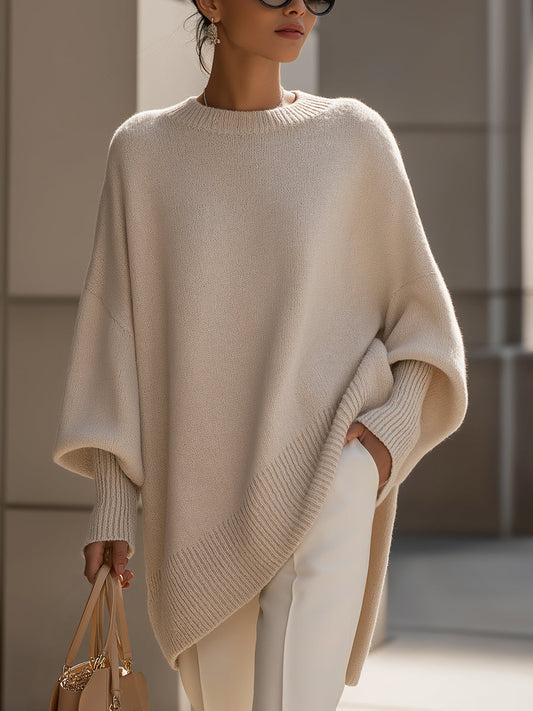 Jara Women's Oversized Sweater | Wool Blend, Relaxed Fit 0