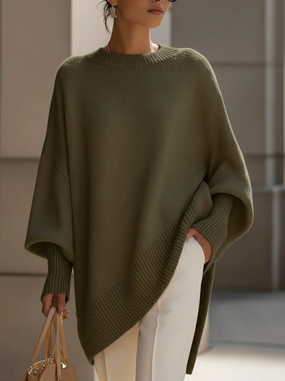 Jara Women's Oversized Sweater | Wool Blend, Relaxed Fit 10