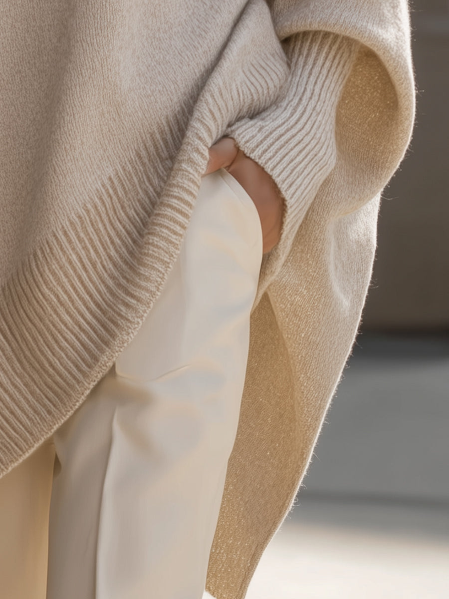 Jara Women's Oversized Sweater | Wool Blend, Relaxed Fit 4