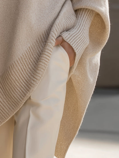 Jara Women's Oversized Sweater | Wool Blend, Relaxed Fit 4