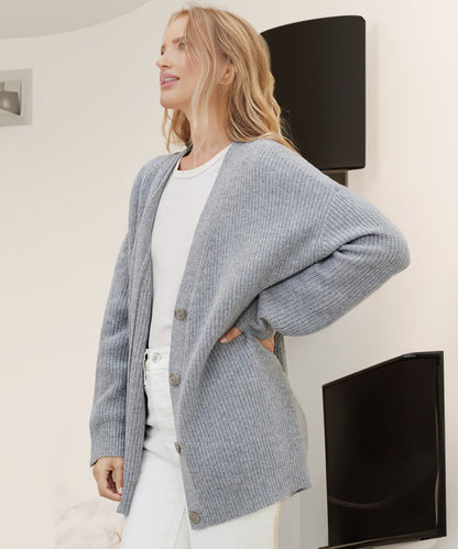 Jolie Women’s Cardigan Sweater with Oversized Fit and Button Closure 5