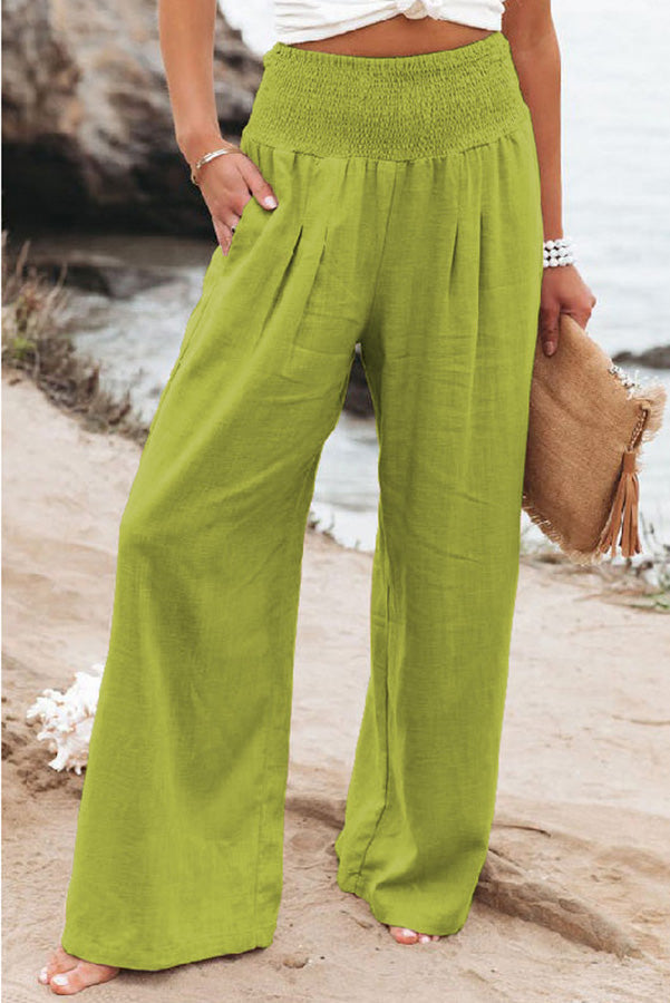 Jolie Women’s Wide Leg Trousers with High-Waist Design and Elegant Silhouette 11