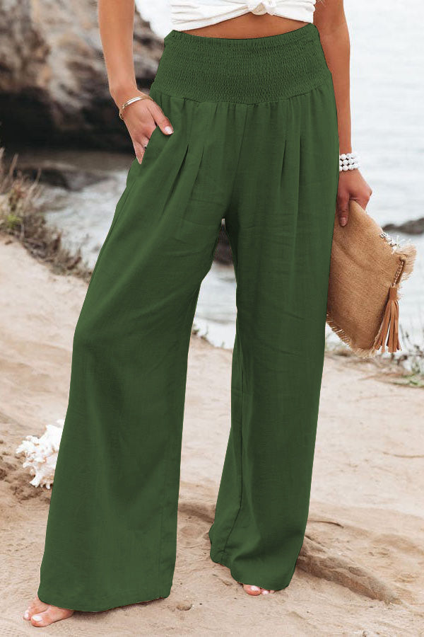 Jolie Women’s Wide Leg Trousers with High-Waist Design and Elegant Silhouette 6