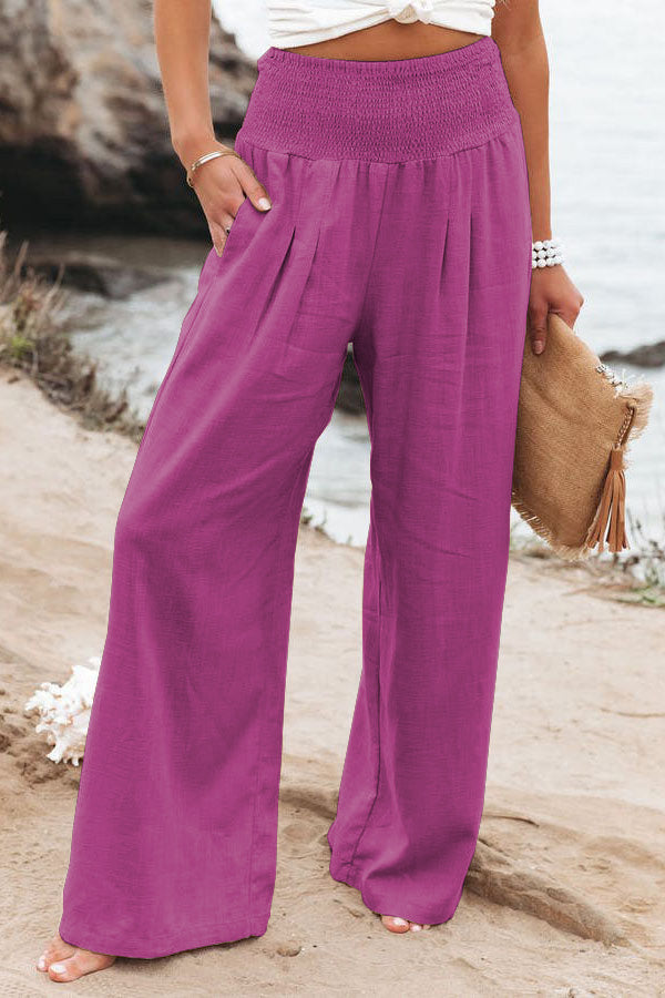 Jolie Women’s Wide Leg Trousers with High-Waist Design and Elegant Silhouette 7