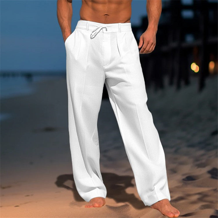 Jura Men's Trousers with Loose Fit and Adjustable Drawstring Waistband 0