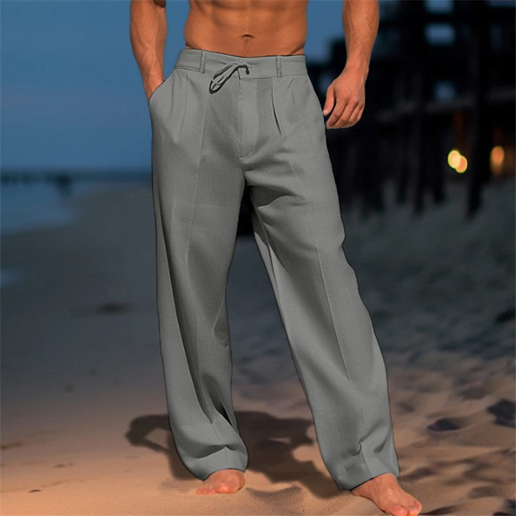 Jura Men's Trousers with Loose Fit and Adjustable Drawstring Waistband 1
