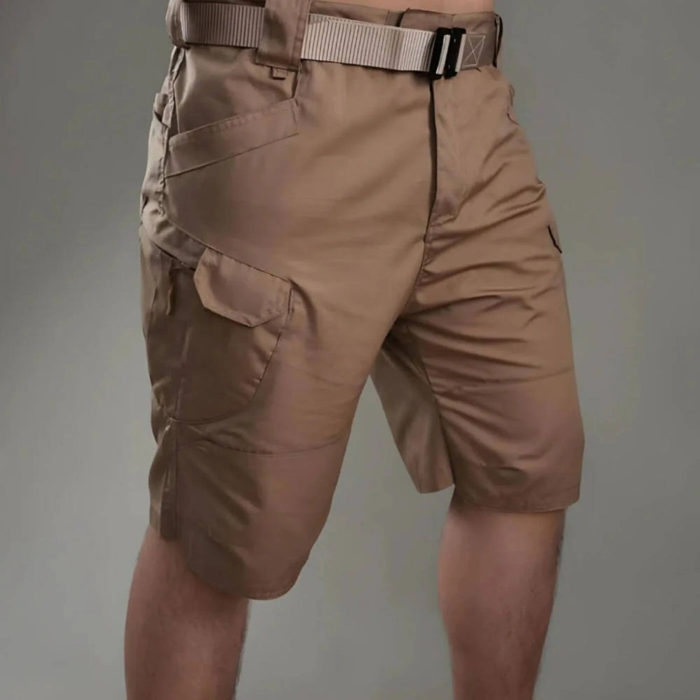 Klaus Men's Cargo Shorts with Belt and Zip Pockets for Comfortable Summer Wear 1