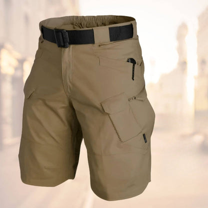 Klaus Men's Cargo Shorts with Belt and Zip Pockets for Comfortable Summer Wear 7