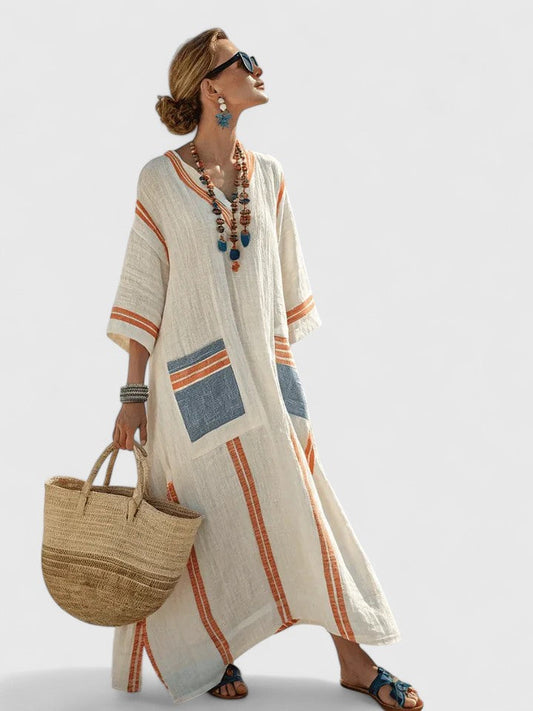 Kyvanna Women’s Maxi Dress with Elegant Silhouette and Relaxed Fit 0