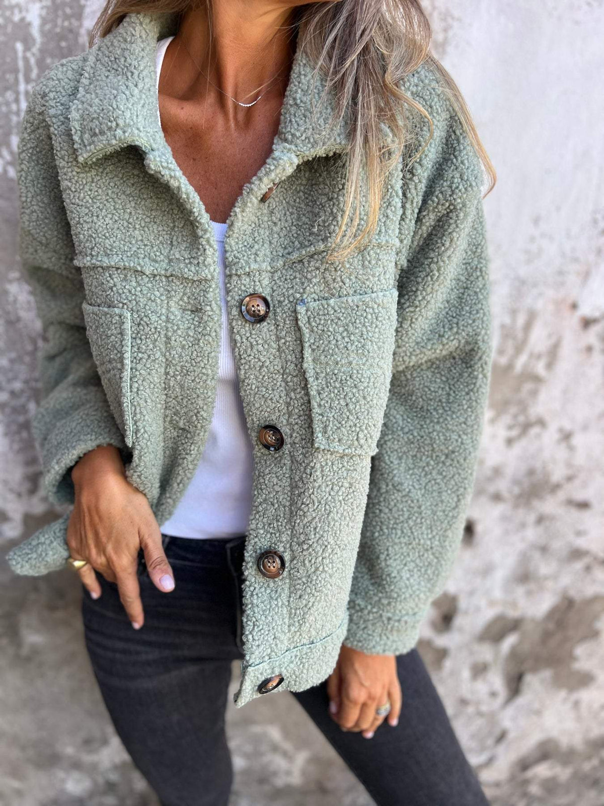 Lena Women's Jacket with Soft Inner Lining and Loose Fit Design 0