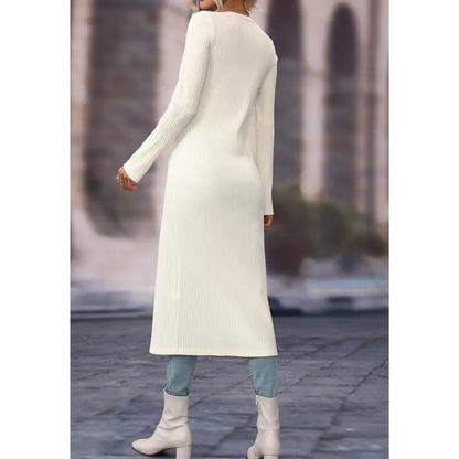 Liora Women's Longline Jacket | Lightweight V-Neck, Elegant Fit 6