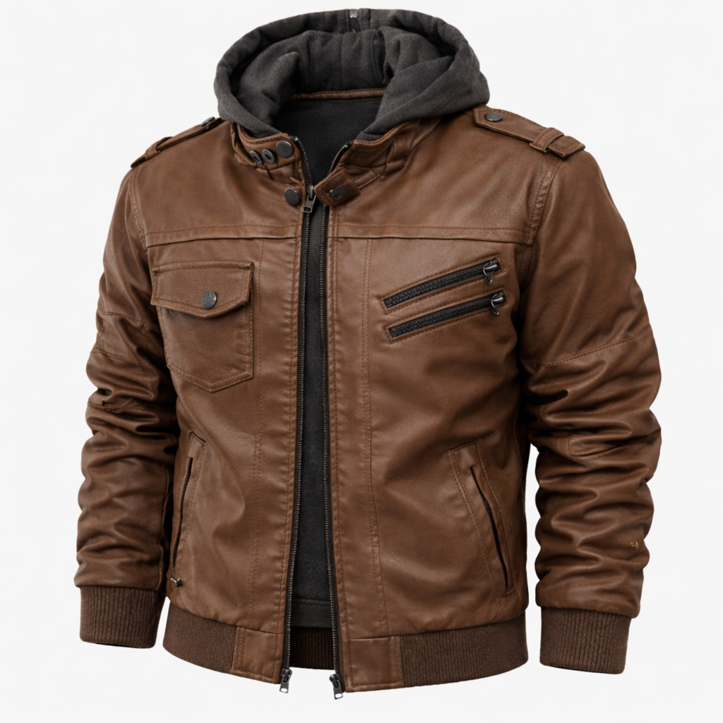 Lorin Men's Jacket | Weather-Resistant, Detachable Hood 0