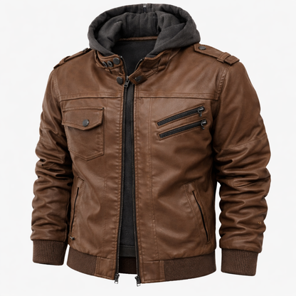 Lorin Men's Jacket | Weather-Resistant, Detachable Hood 0