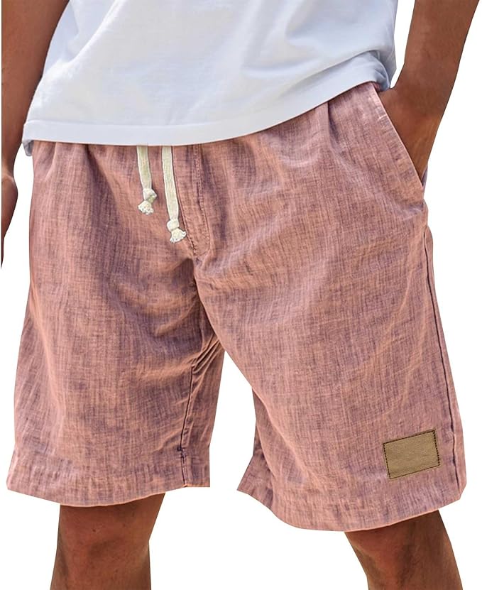 Luca Men’s Casual Shorts with Elastic Waistband and Lightweight Design 3