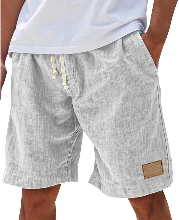 Luca Men’s Casual Shorts with Elastic Waistband and Lightweight Design 5