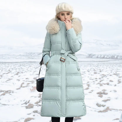 Lucia Women's Winter Parka featuring a stylish fur-trimmed hood and a water-resistant finish, perfect for cold weather protection and fashion. 10