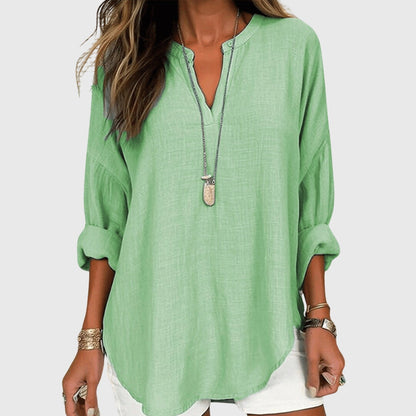 Luna Women’s Beach Shirt with Flowy Fit and Long Sleeves 2
