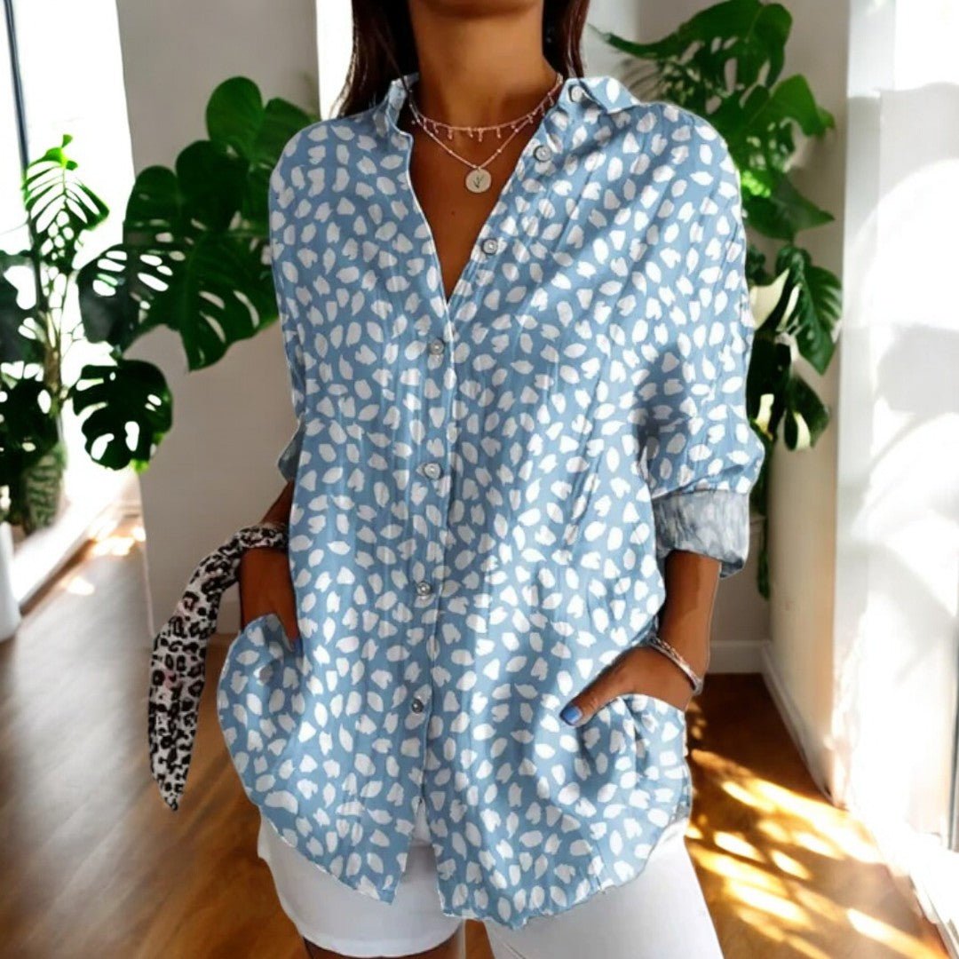 Luna Women’s Blouse with Elegant Vintage Design and Versatile Styling Options 6