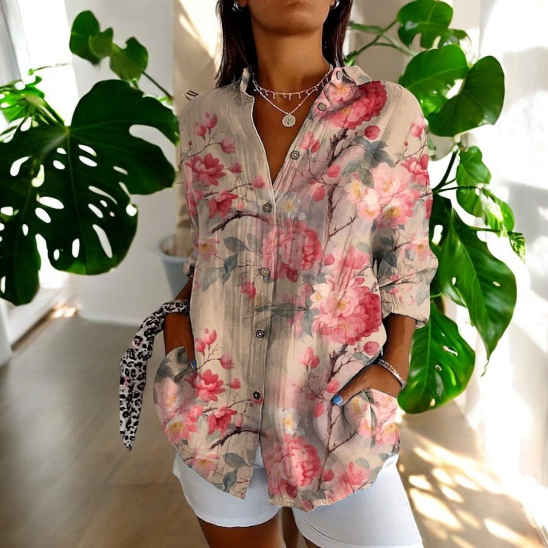 Luna Women’s Blouse with Elegant Vintage Design and Versatile Styling Options 9