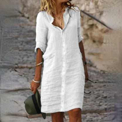 Luna Women’s Dress with Breathable Fabric and Versatile Design 0