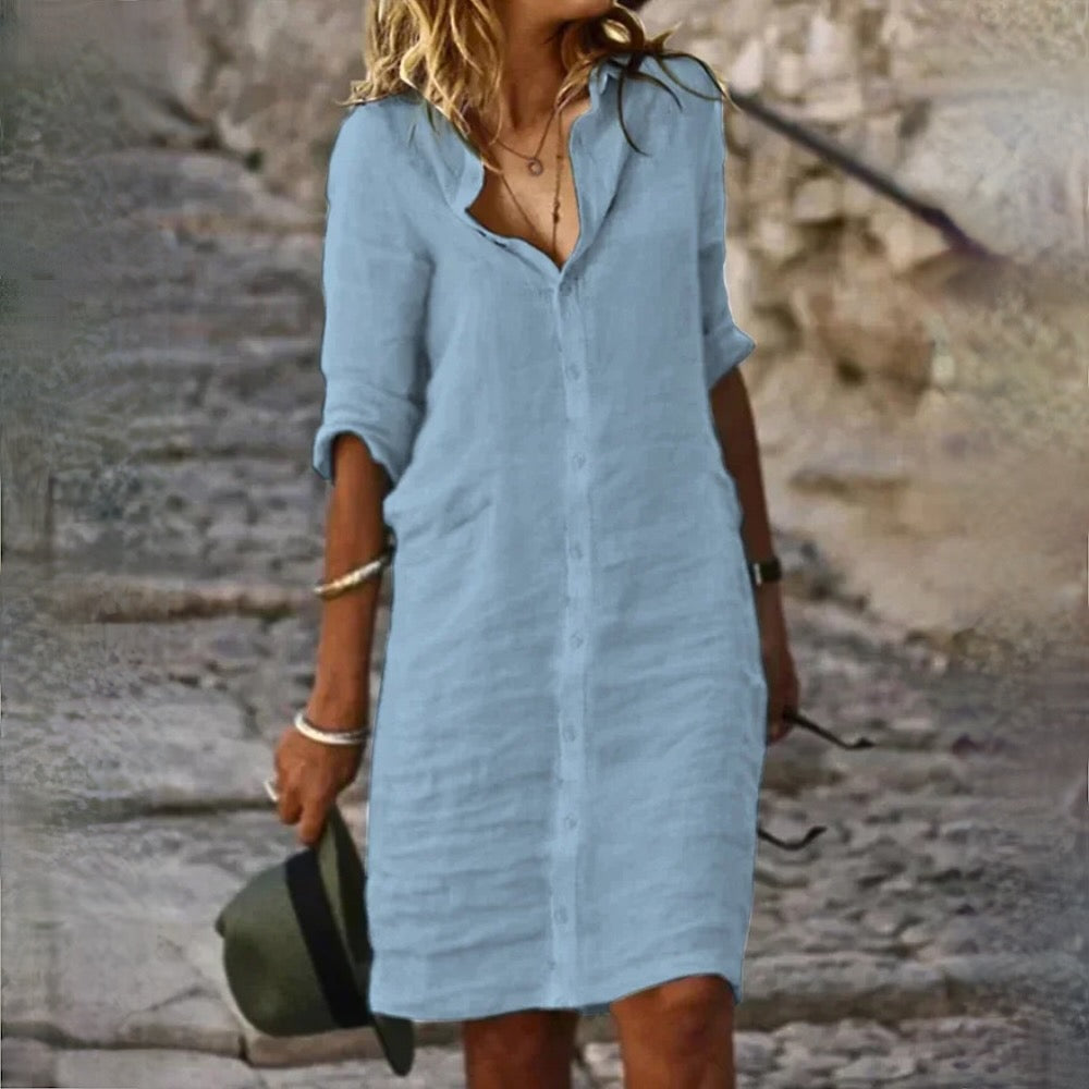 Luna Women’s Dress with Breathable Fabric and Versatile Design 2
