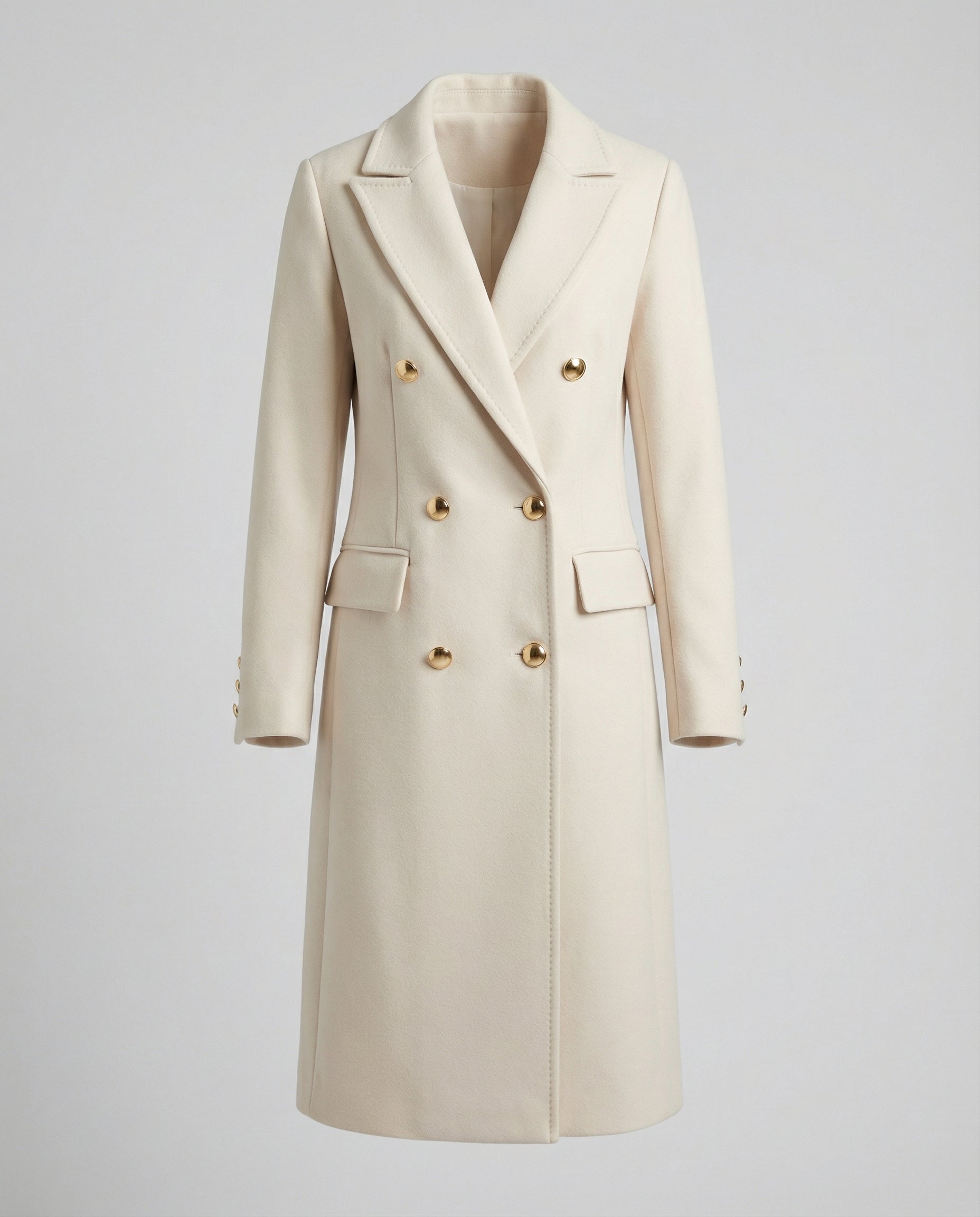 Luna Women’s Jacket with Double-Breasted Front and Winter Sleeves 5