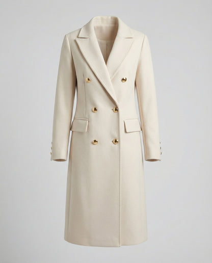 Luna Women’s Jacket with Double-Breasted Front and Winter Sleeves 5
