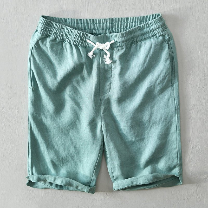 Luxe Men’s Bermuda Shorts with Drawstring and Multiple Pockets 0