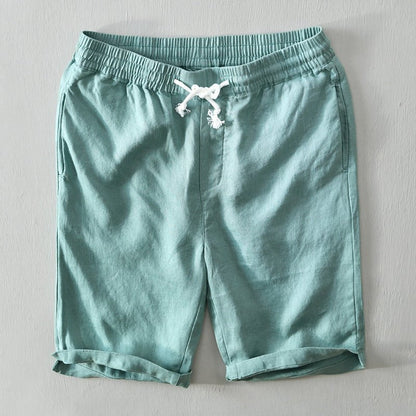 Luxe Men’s Bermuda Shorts with Drawstring and Multiple Pockets 0